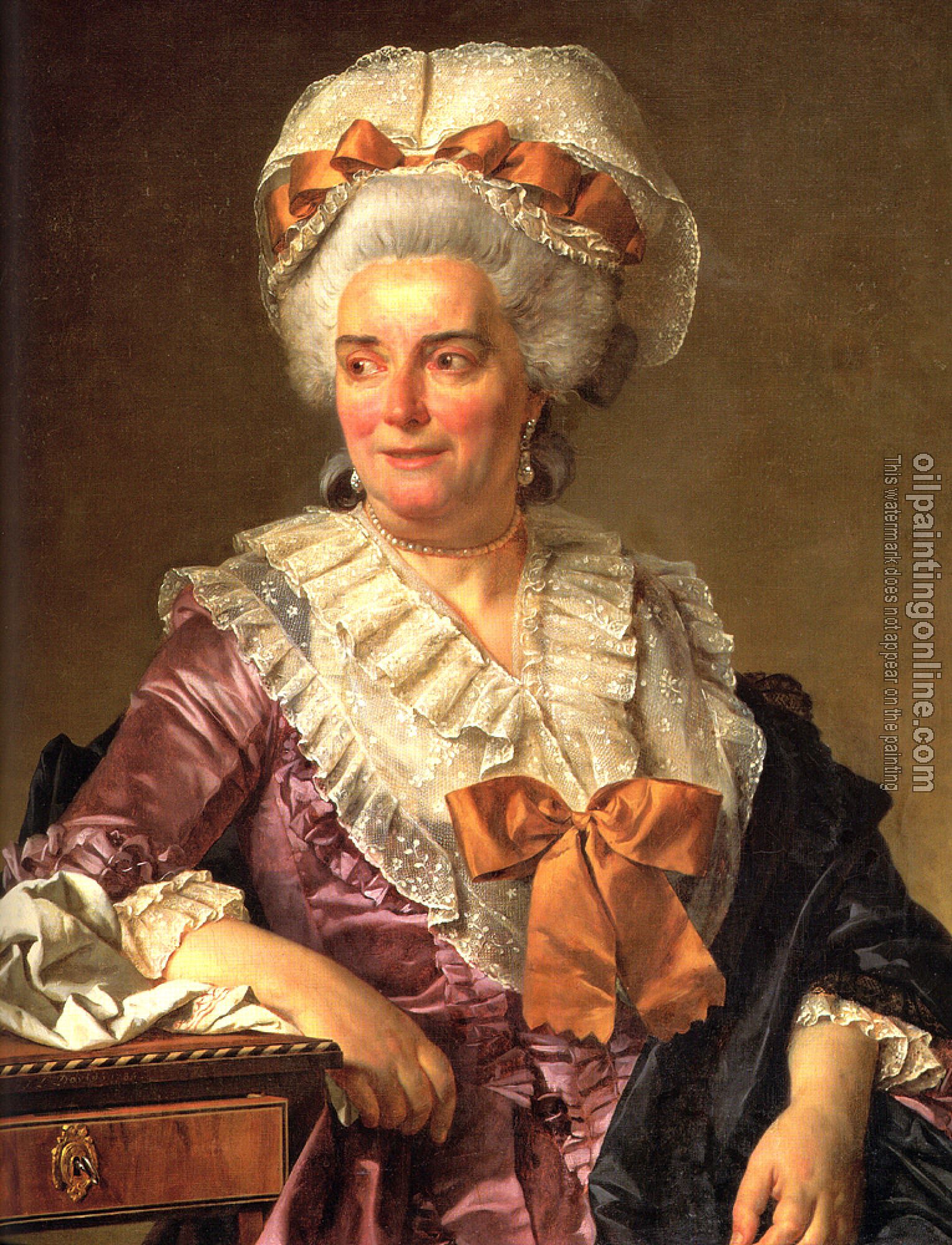 David, Jacques-Louis - Portrait of Genevieve Jacqueline Pecoul